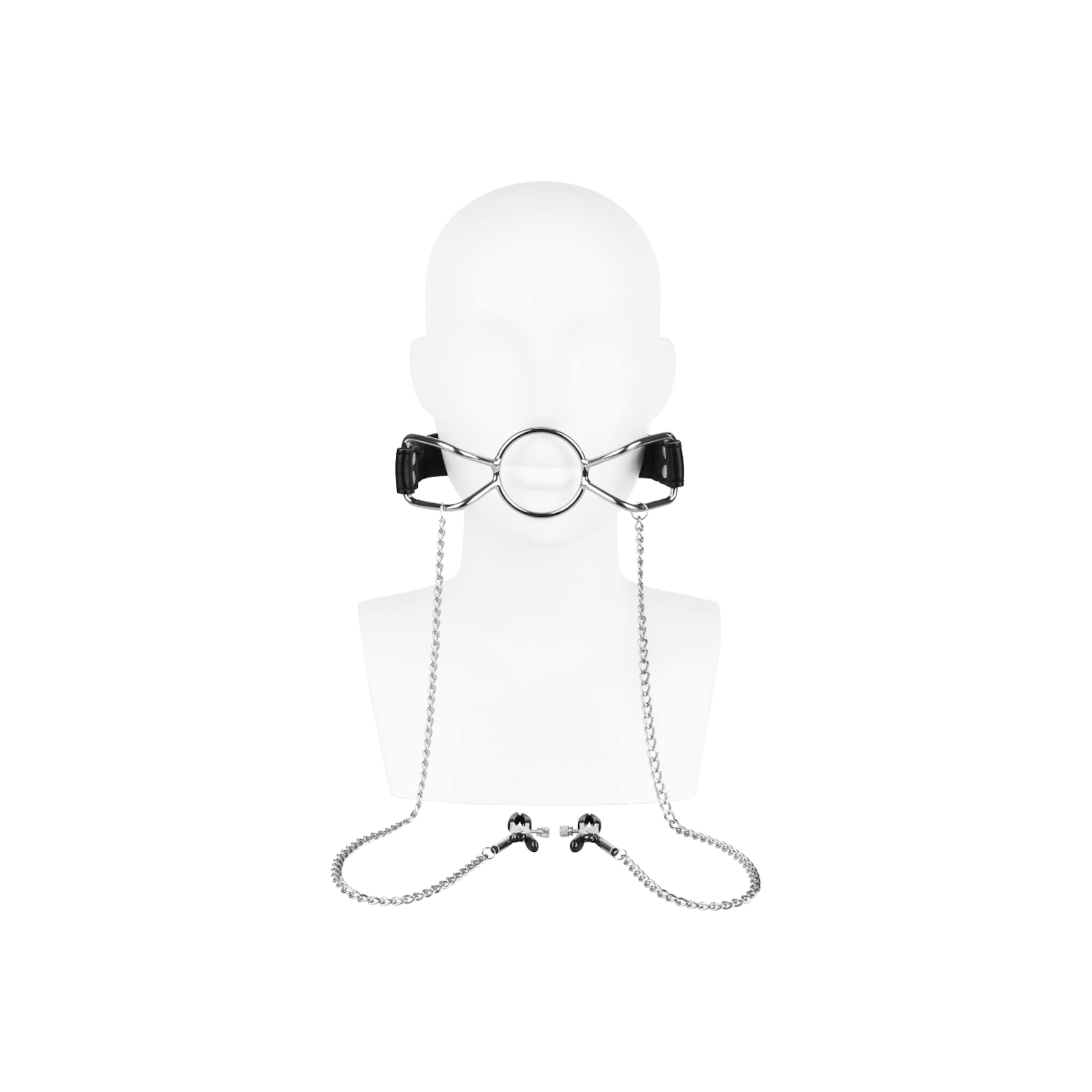 mundspreizer-mit-nippelklemmen-Schwarz-Silber-5