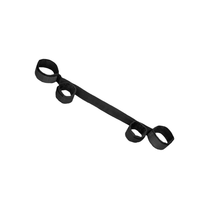 spreader-bar-with-hand-and-ankle-cuffs-Zwart-1