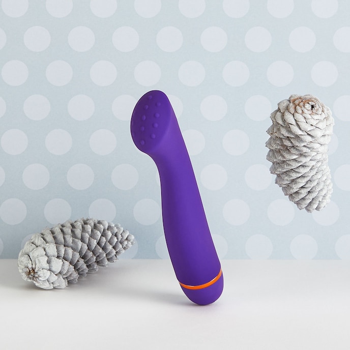 g-spot-vibrator-met-siliconen-genopte-top-18-cm-Paars-2