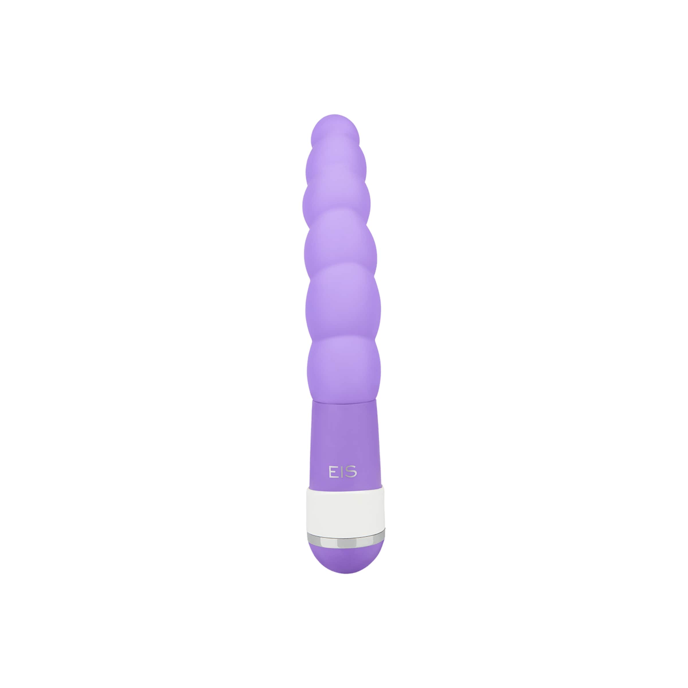 siliconen-vibrator-met-structuur-24-cm-Paars-Wit-3