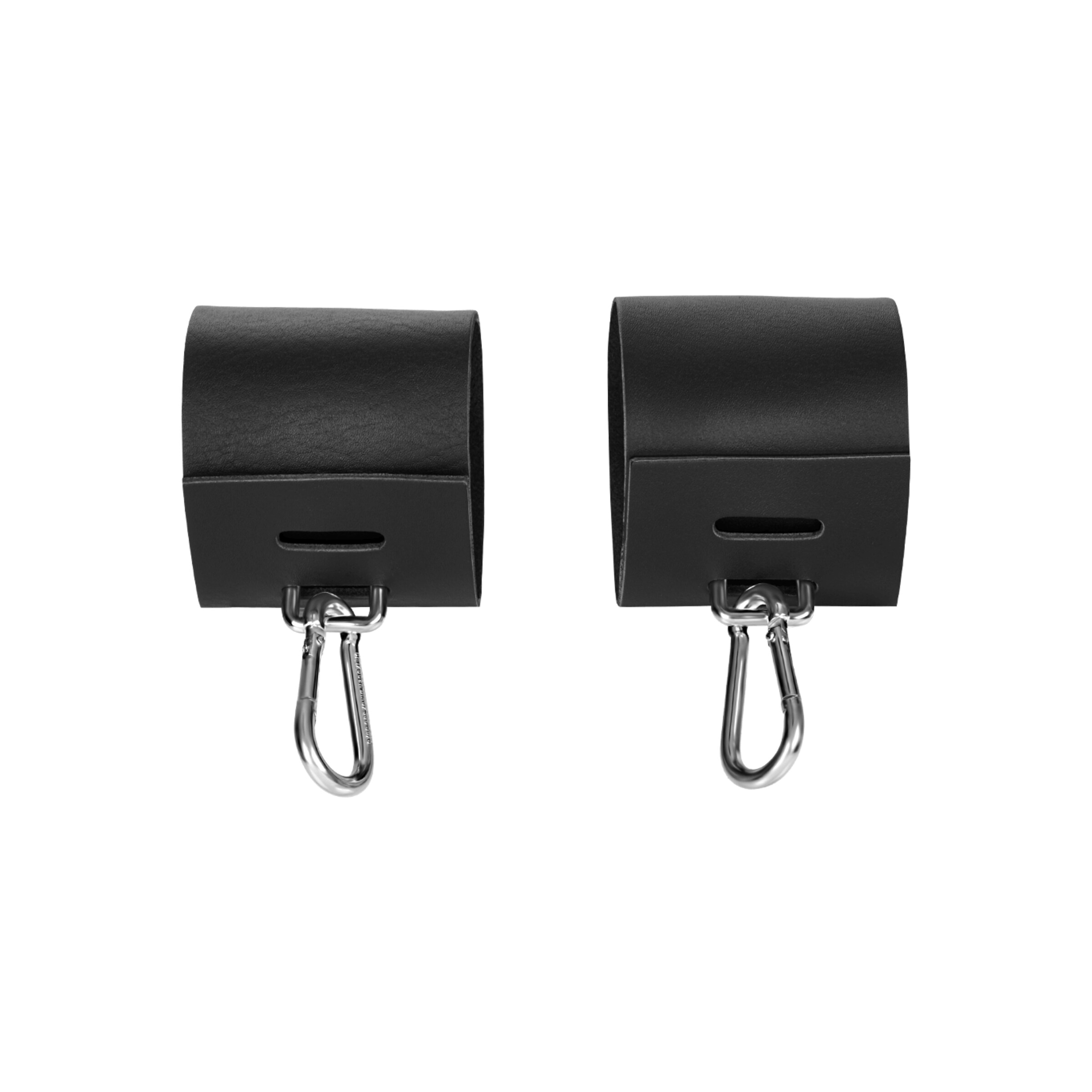 gladde-leren[nbhy]handboeien-met-karabijnhaken-Zwart-3