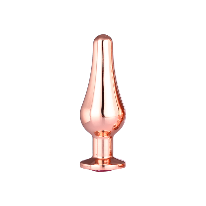 small-pleasure-plug-9-cm-Or rose-Rose-3
