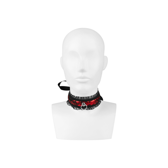 collier-ludique-avec-o-ring-Noir-Rouge-4