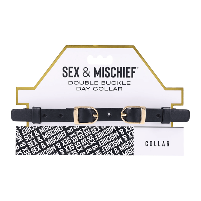 sex-and-mischief---double-buckle-day-collar-Zwart-7