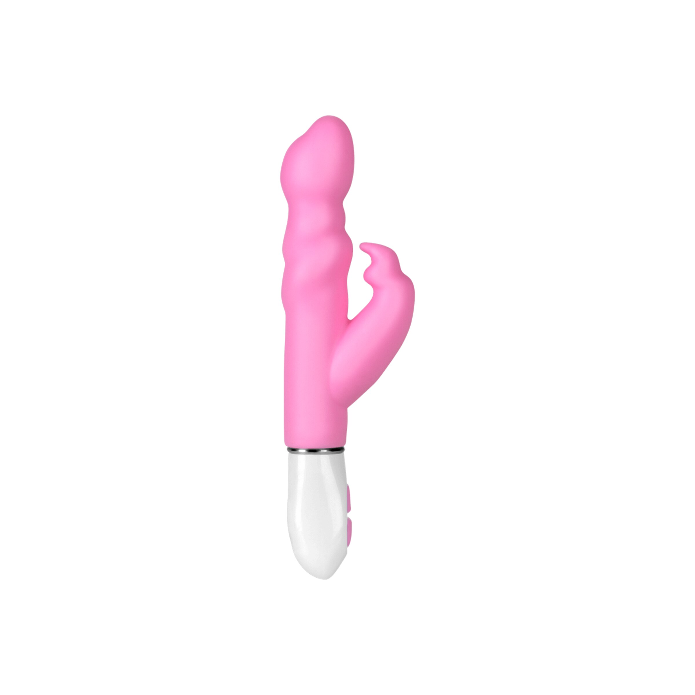 rabbit-vibrator-van-siliconen-22-5-cm-Roze-Wit-3