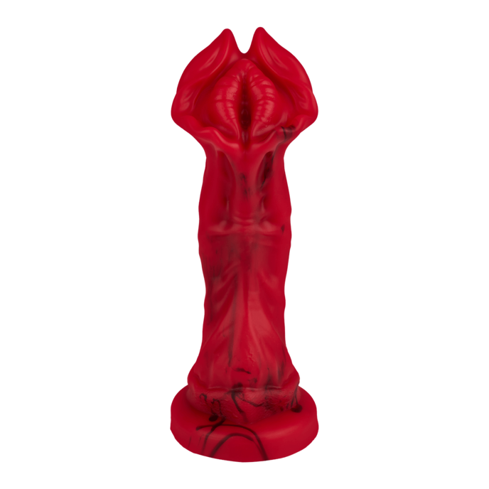 monster-dildo-mit-saugfuß-22-cm-Rot-4
