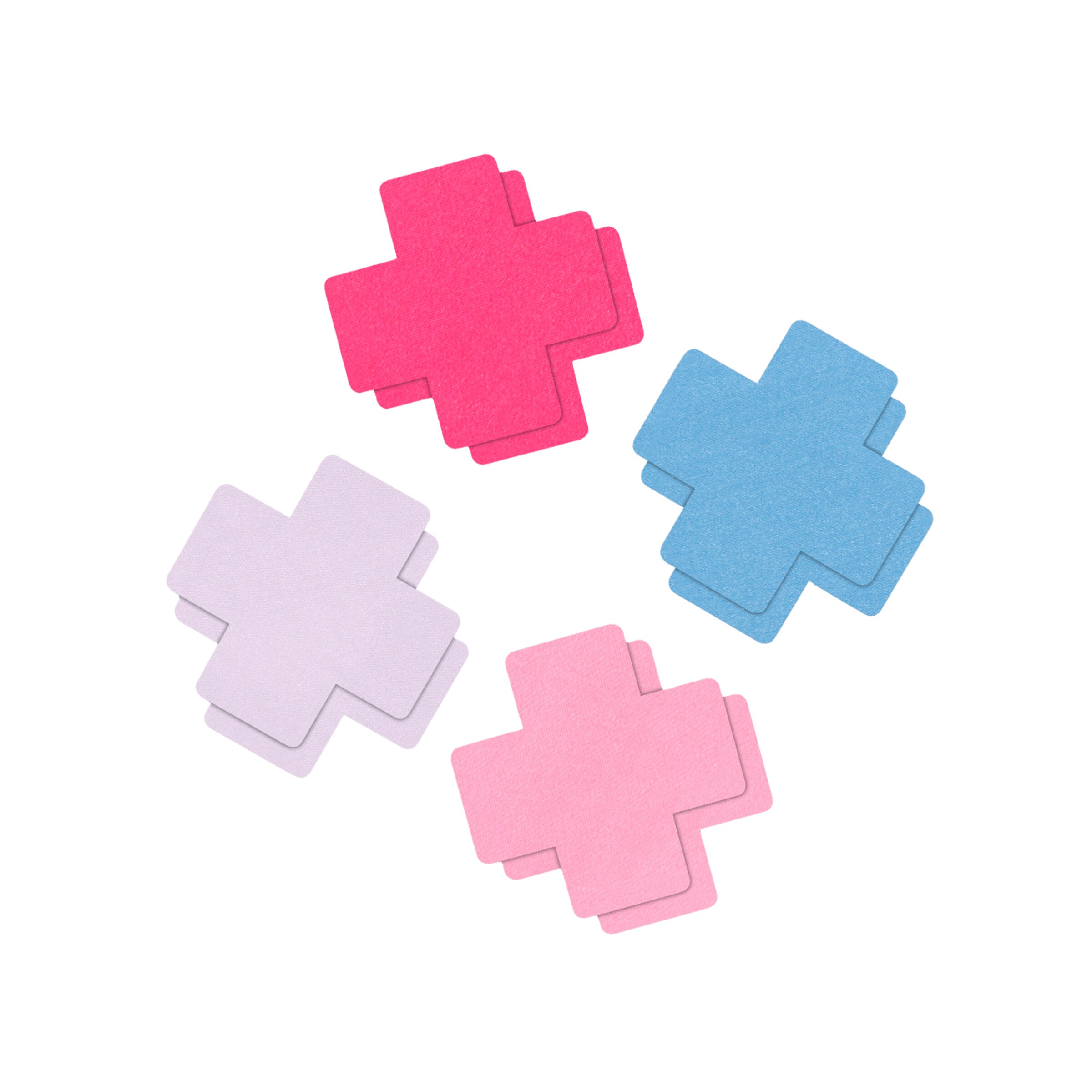 Blauw / Paars / Pink / Roze