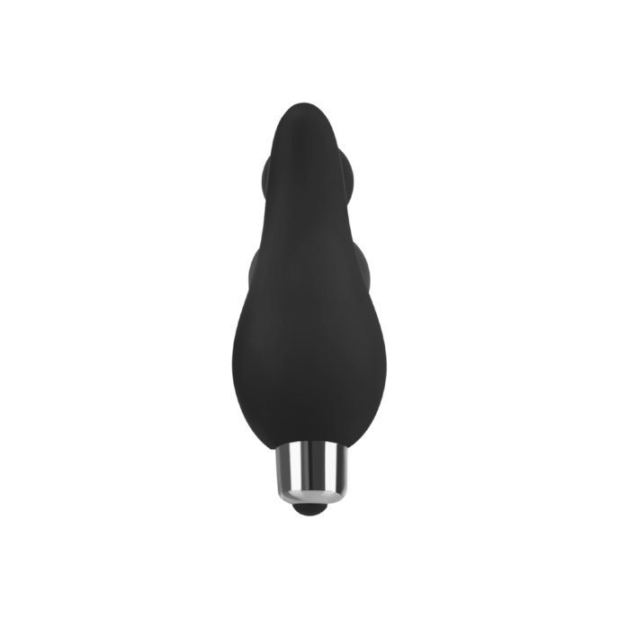 vibromasseur-anal-en-silicone-avec-stimulateur-de-périnée-14-cm-Noir-4