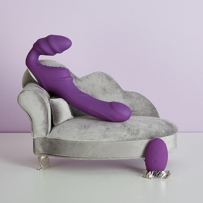 vibromasseur-pour-couple-en-silicone-22-cm-Blanc-Violet-2