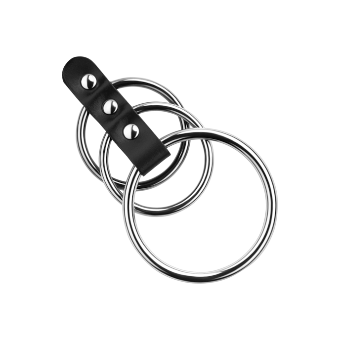 manchette-pénienne-avec-anneaux-4---5-5-cm-Argent-Noir-1