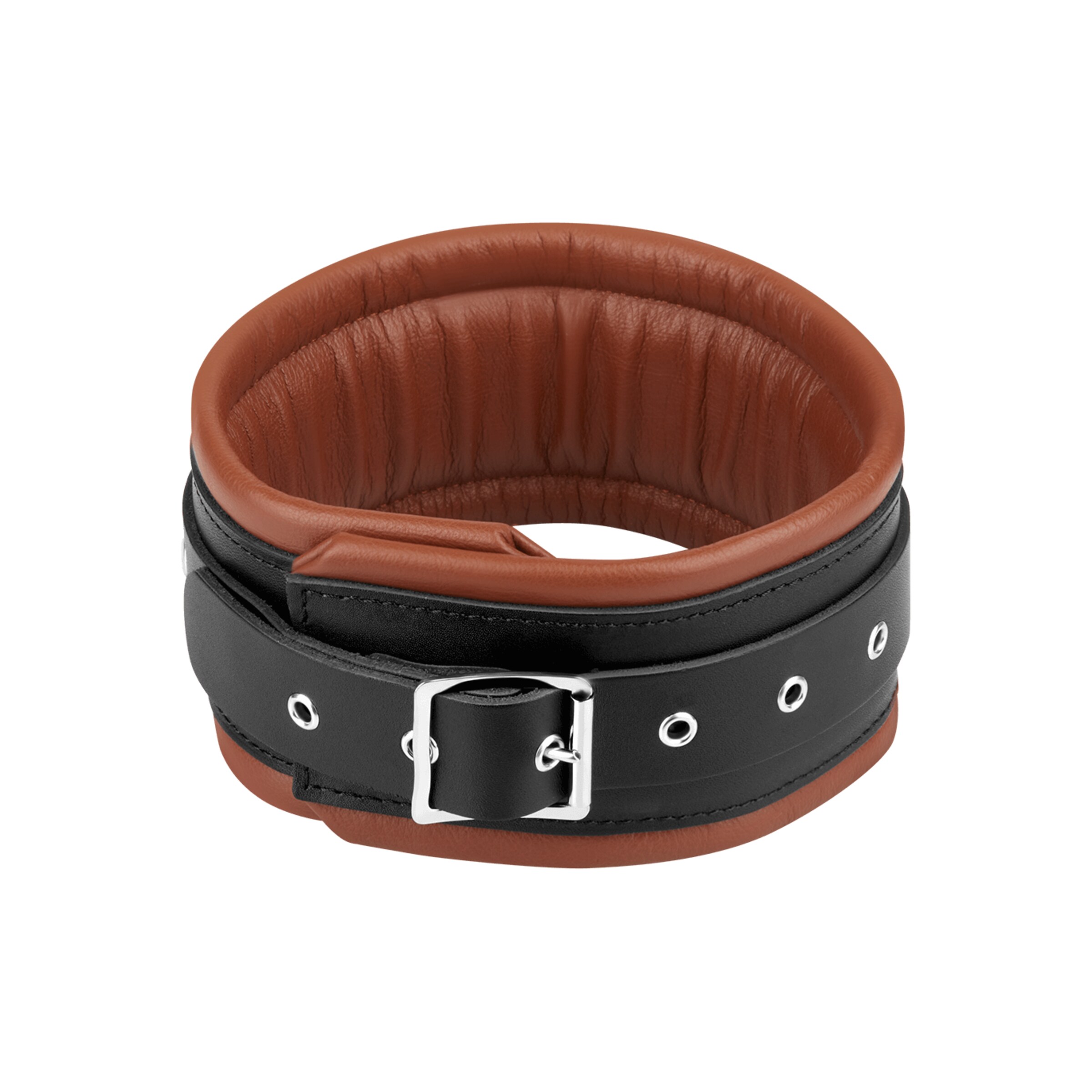 collier-rembourré-s/m-Brun-Noir-4