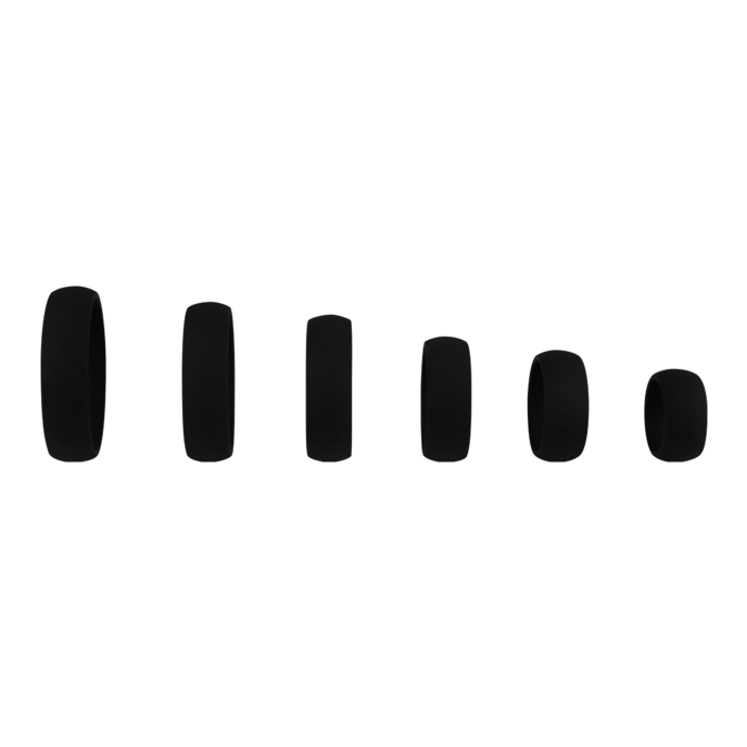 siliconen-penisring-set-6‑delig-Zwart-2