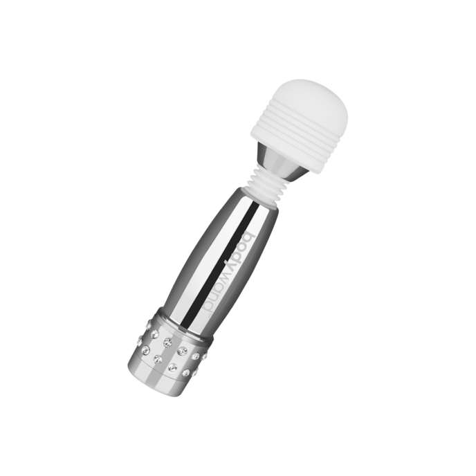 mini-wand-massager-11-5-cm-Argent-Blanc-1