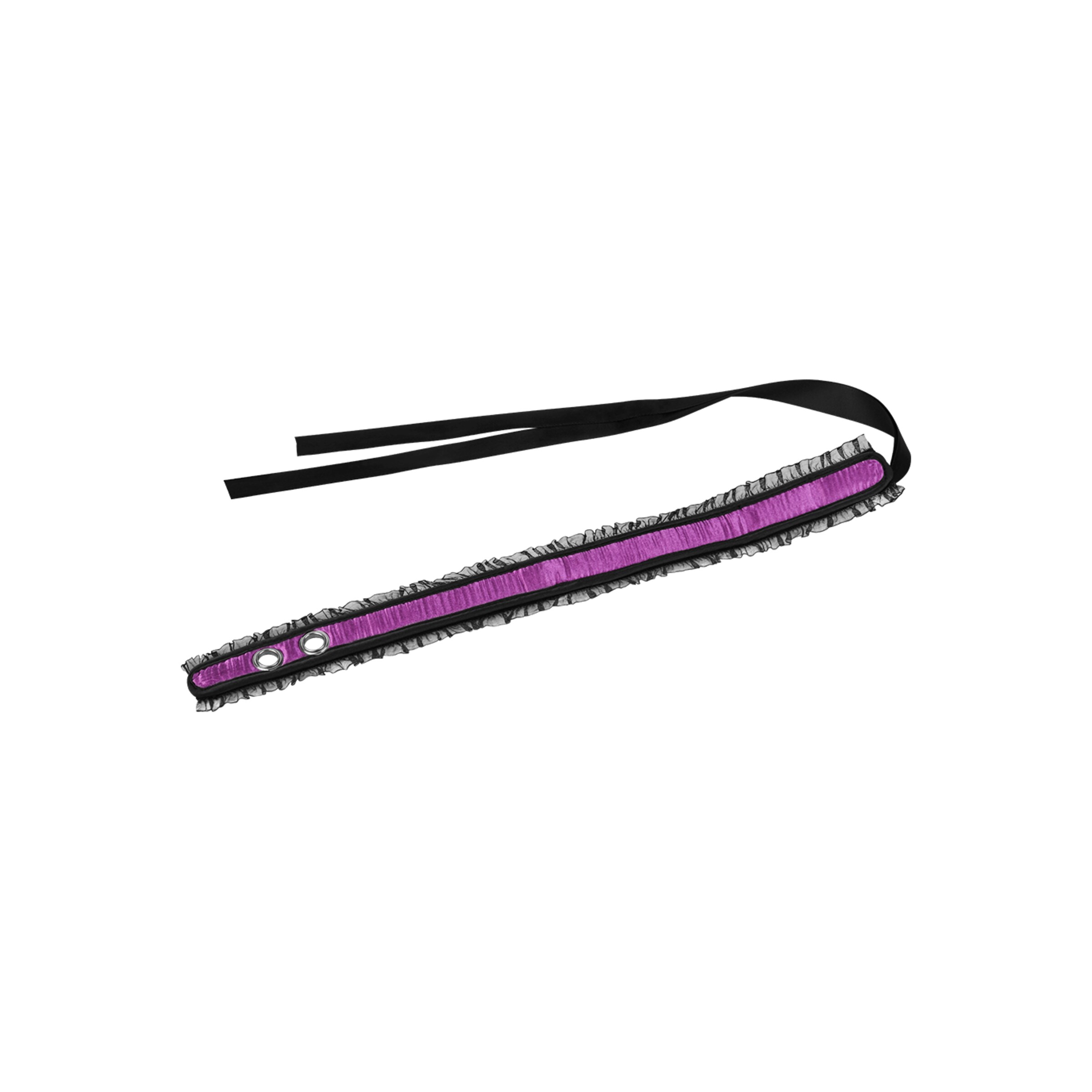 speelse-halsband-met-o-ring-Paars-Zwart-6
