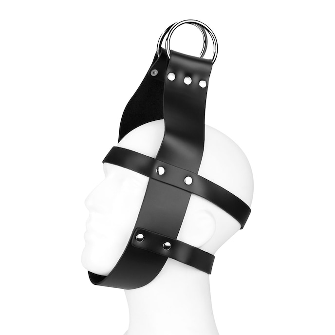 op-te-hangen-masker-van-leer-Schwarz-1