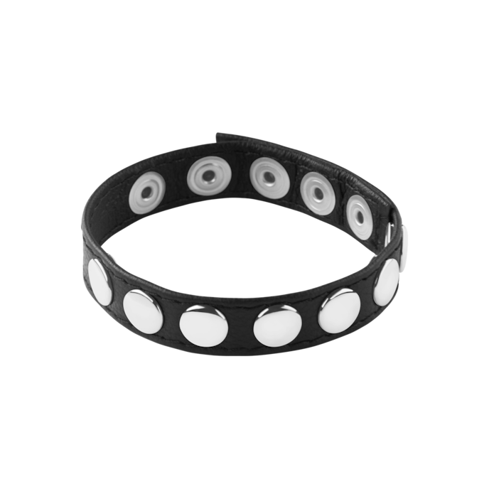 smalle-penisriem-met-knopen-Zilver-Zwart-3