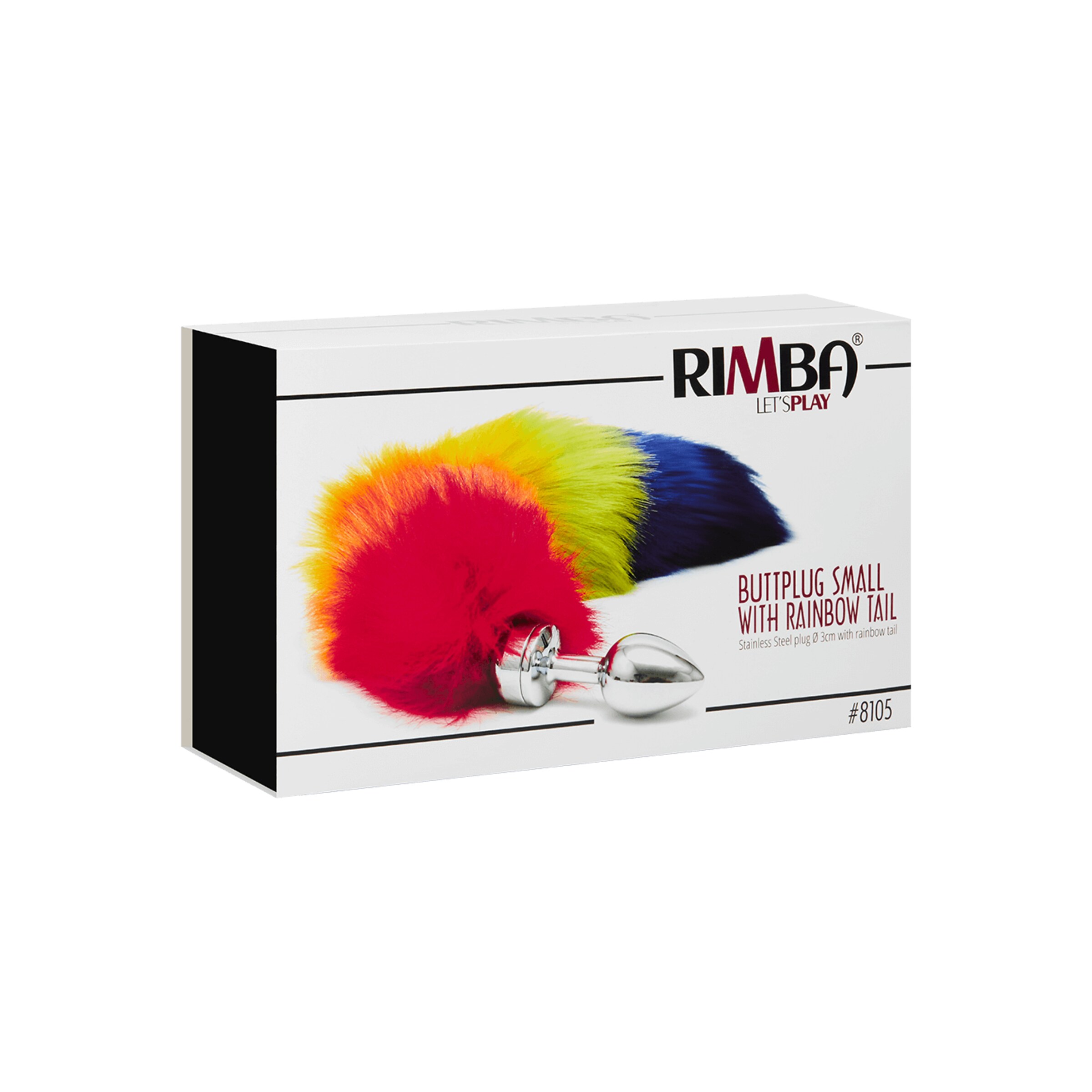 buttplug-small-with-tail-37-cm-Argent-Multicolore-5