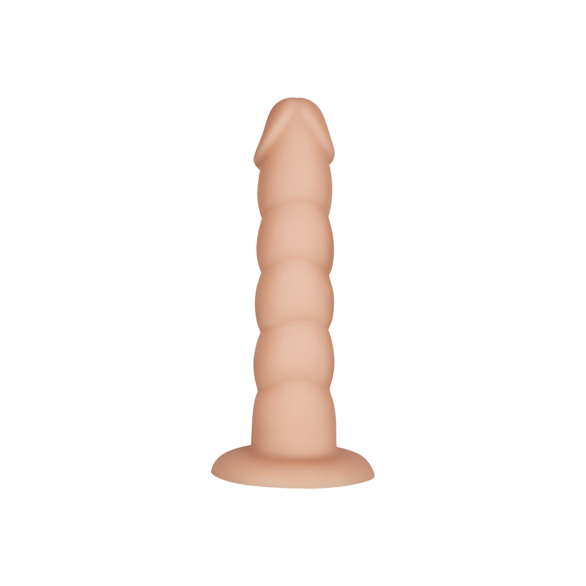 gode-nervuré-en-silicone-24-cm-Naturel clair-5