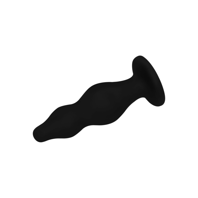 plug-anal-en-silicone-avec-structure-boule-11-1-cm-Noir-4