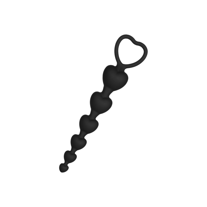 hartvormige-anaalketting-van-siliconen-18-5-cm-Zwart-1