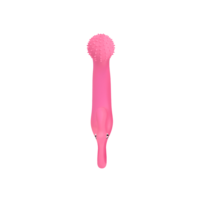vibromasseur-point-g-en-silicone-avec-picots-18-cm-Rose-3