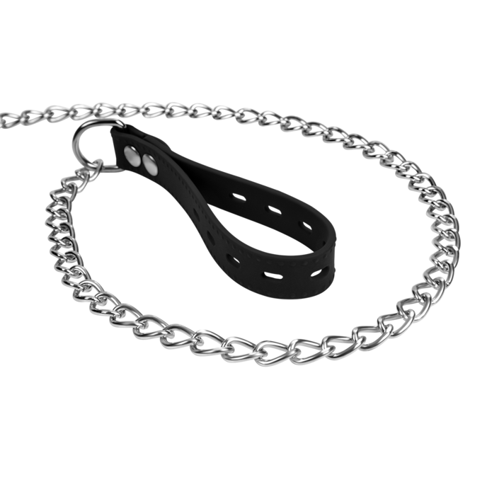 entrave-de-cou-étroite-avec-laisse-Noir-5