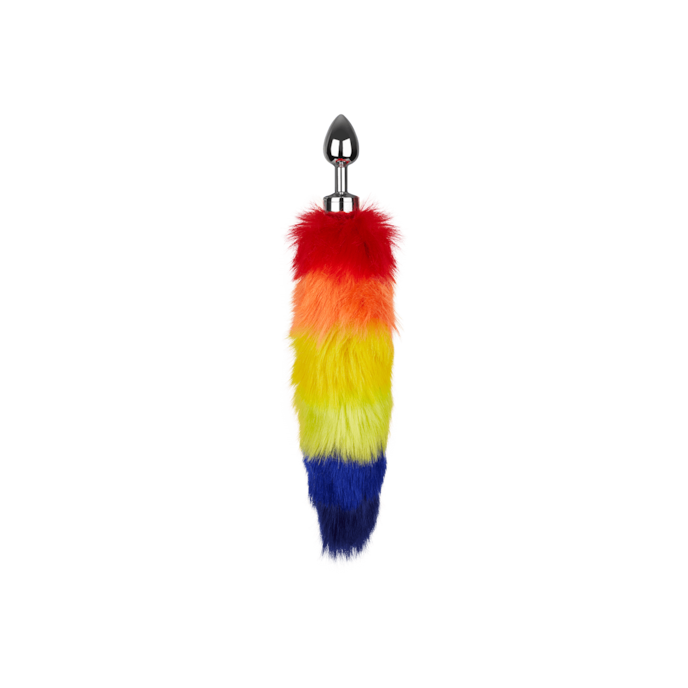 buttplug-small-with-tail-37-cm-Argent-Multicolore-2