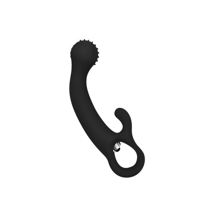 vibromasseur-point-g-en-silicone-avec-picots-18-cm-Noir-1