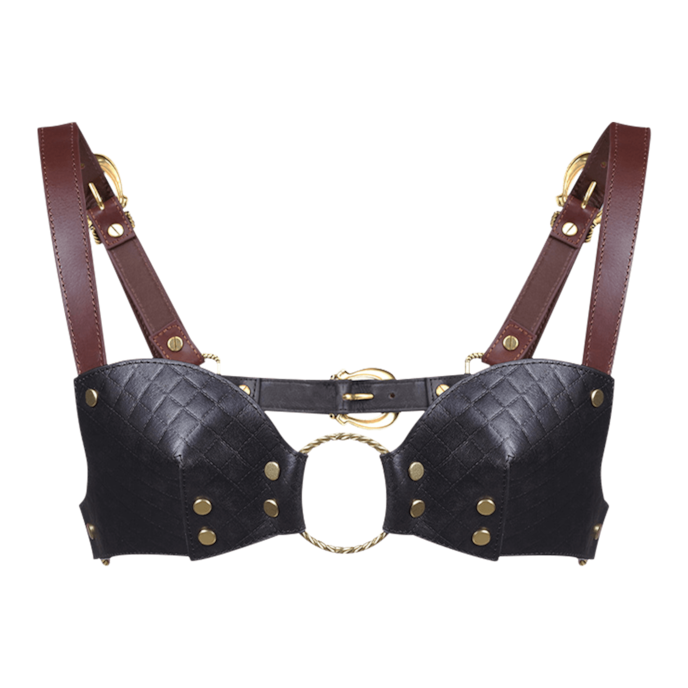 bralette-van-rijleer-Bruin-Goud-Zwart-1
