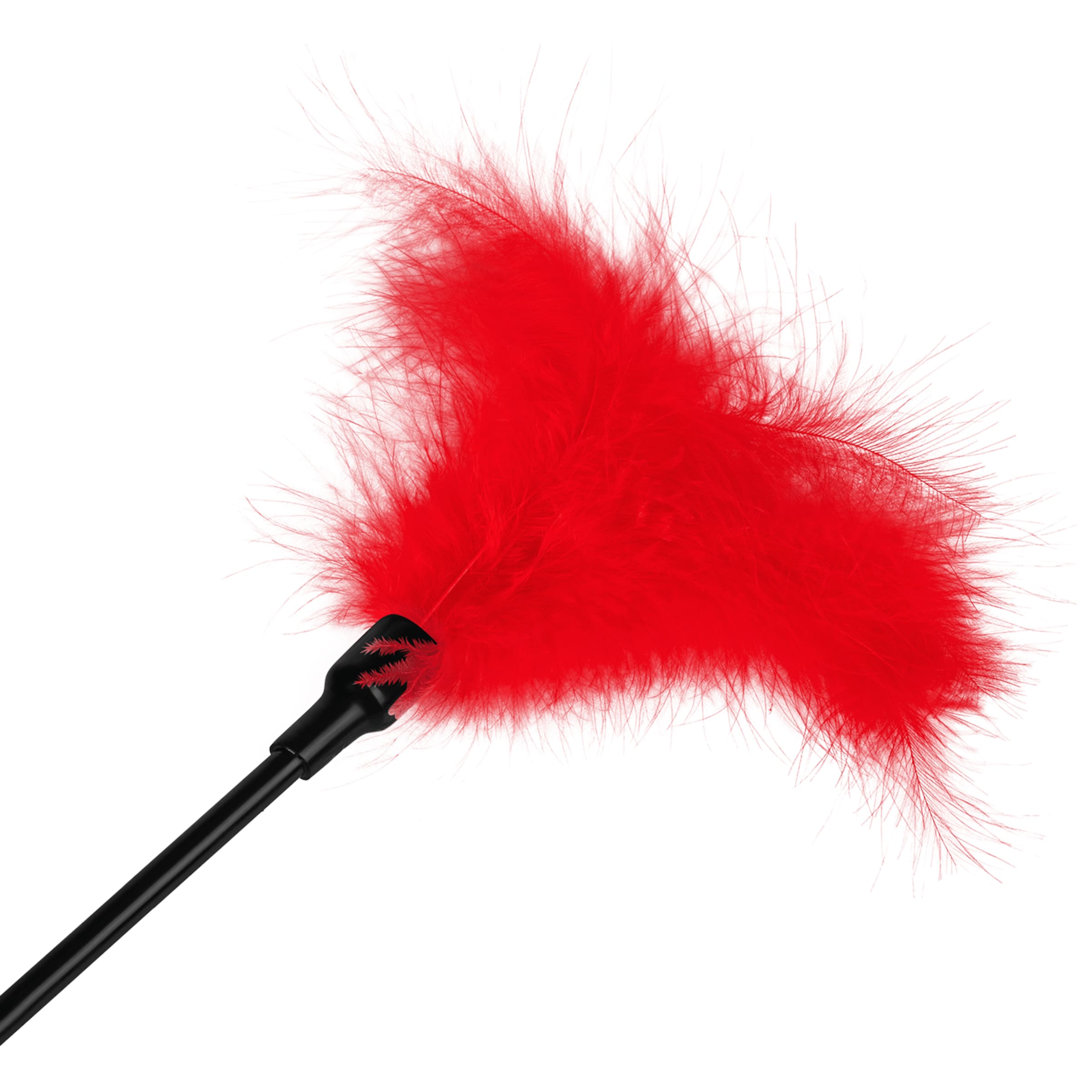 small-feather-tickler-Rood-Zwart-2