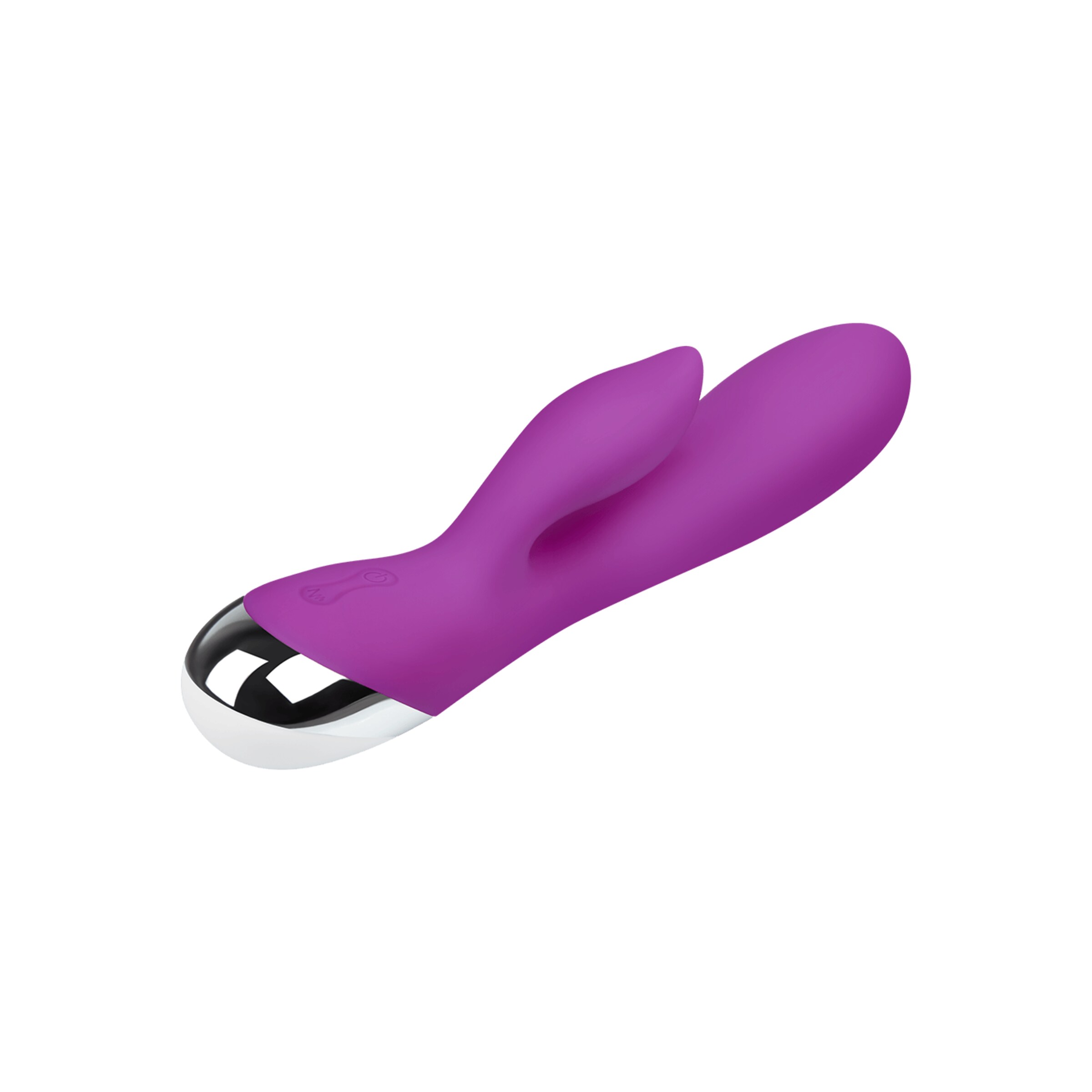 siliconen[nbhy]rabbitvibrator-19-5-cm-Violet-Wit-7