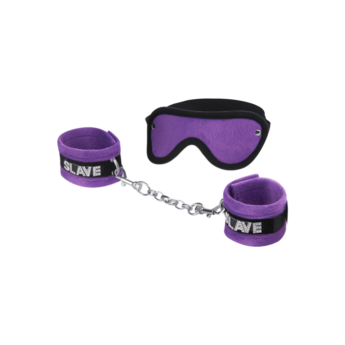 bondageset-met-strass-3-delen-Lila-Schwarz-Silber-2