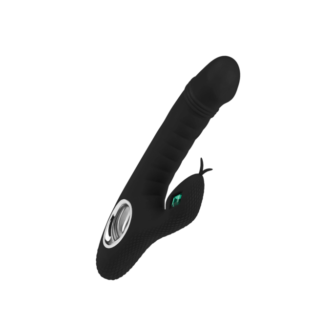 siliconen-rabbit-in-slangenlook-23-cm-Schwarz-1