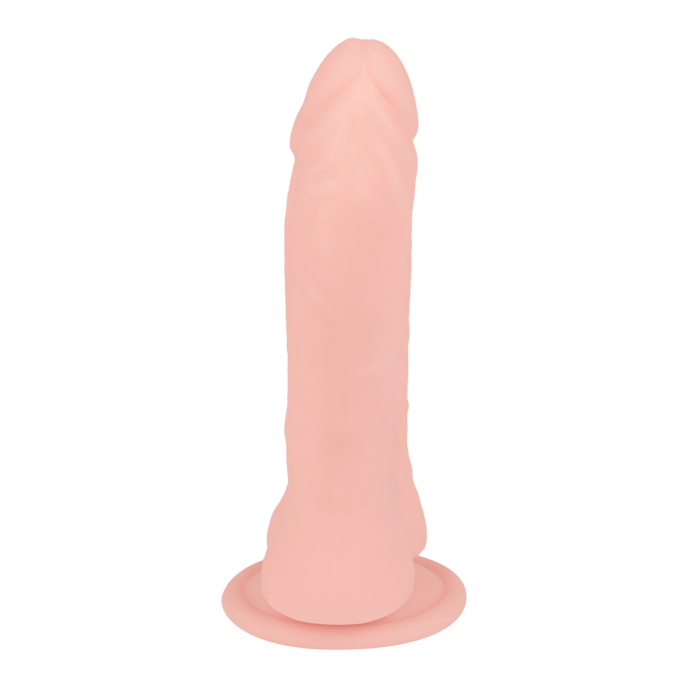 gode-double-à-ventouse-17-5-cm-Naturel pâle-3