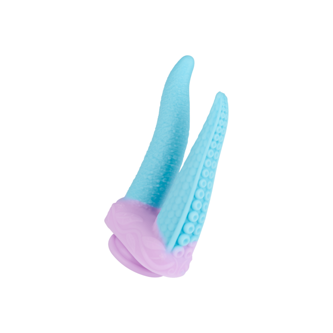verspielter-tentakel-doppeldildo-mit-saugfuß-24-5-cm-Hellblau-Lila-1