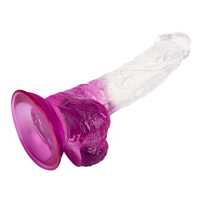 gode-naturel-flexible-avec-ventouse-20-5-cm-Transparent-Violet-5