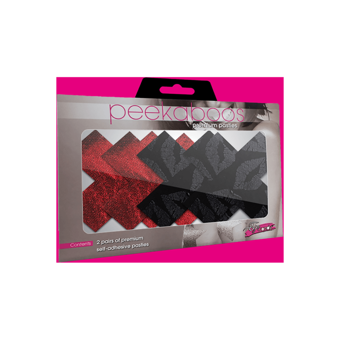 pasties-stolen-kisses-2-paar-Rot-Schwarz-2