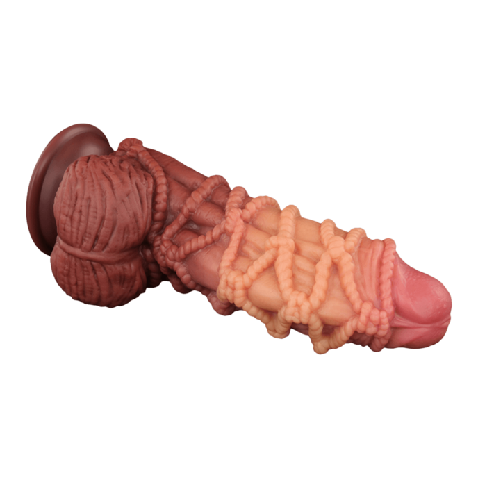 double-layered-nature-cock-24-cm-Brun naturel clair-Brun naturel foncé-5