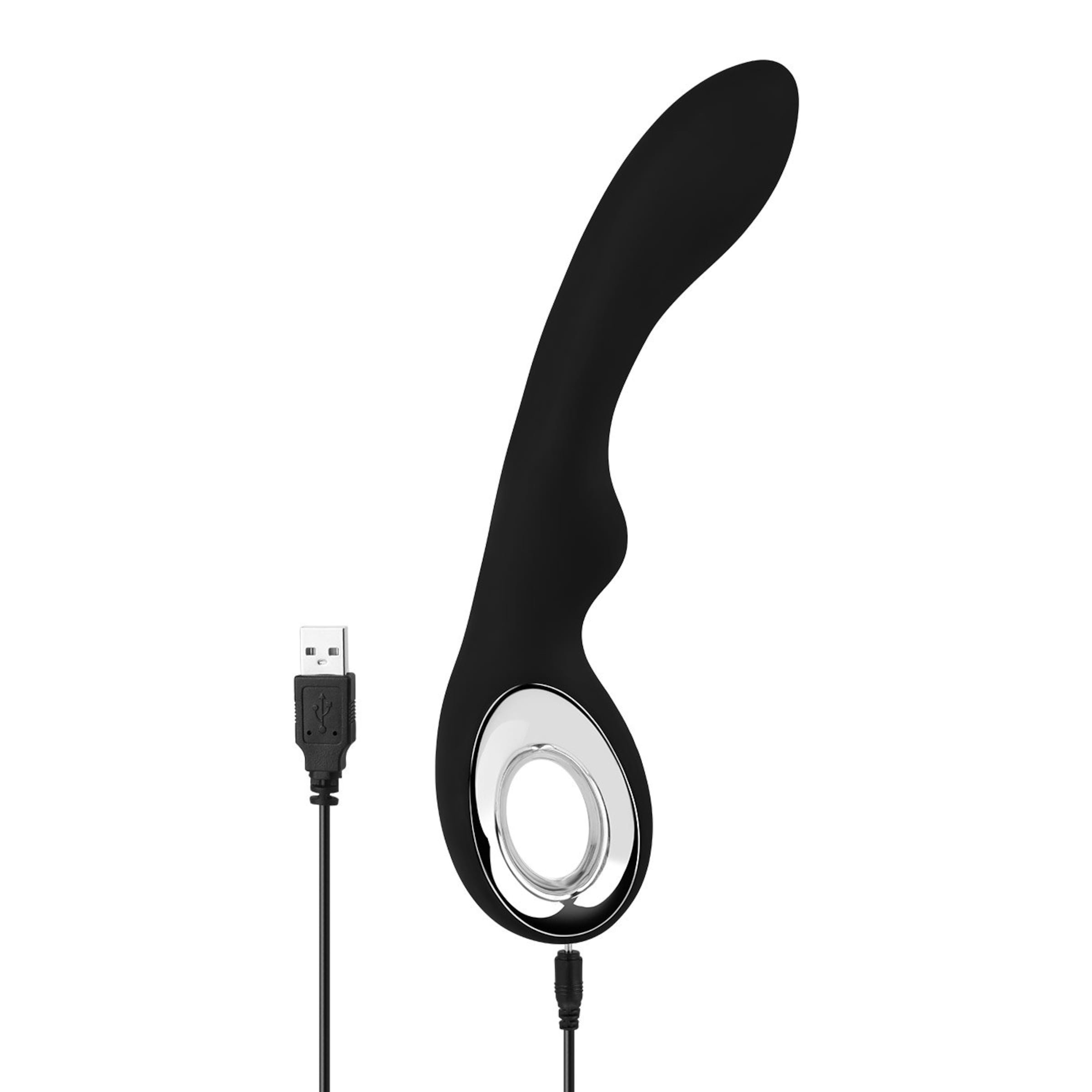 deluxe-g-punkt-vibrator-25-cm-Zilver-Zwart-7