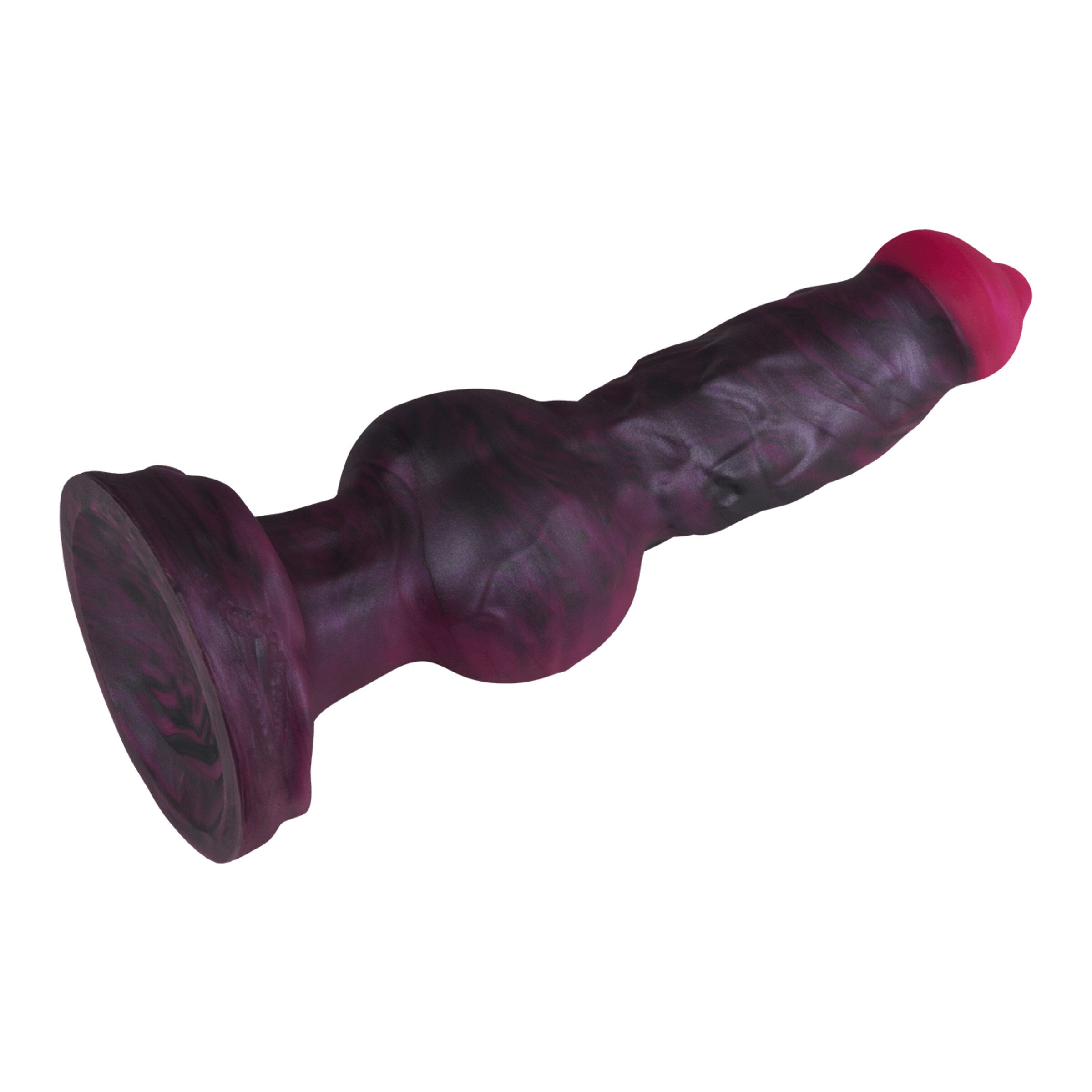 monster-dildo-mit-kugelstruktur-23-5-cm-Lila-Pink-5