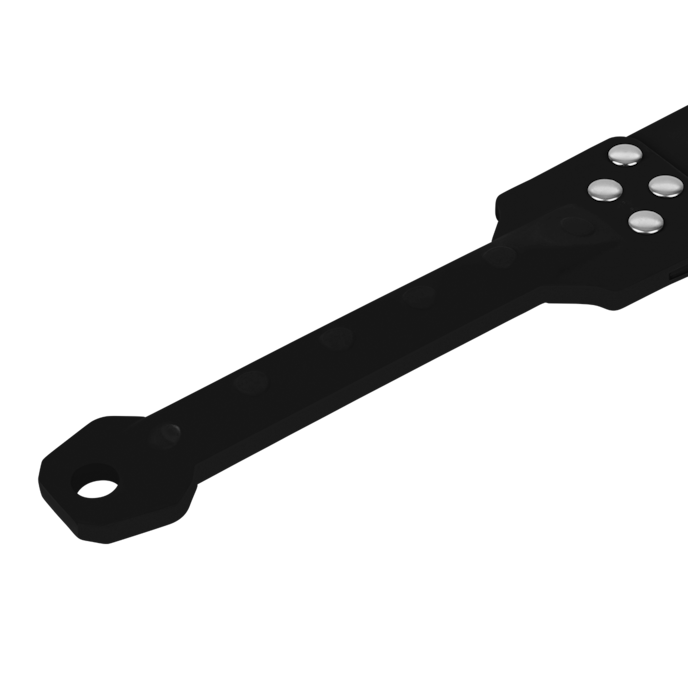 paddle-bouclé-avec-rivets-38-cm-Noir-6