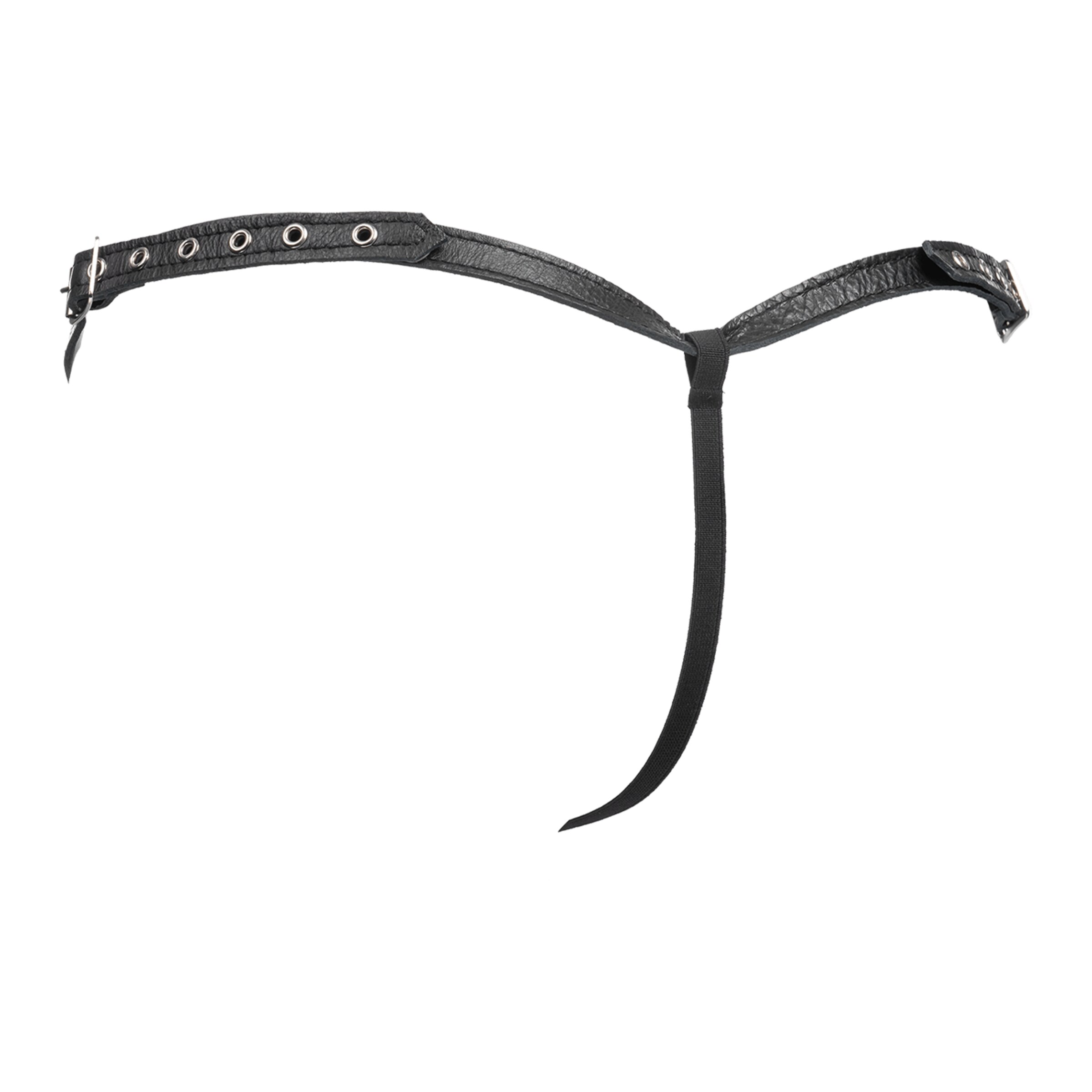 string-en-cuir-avec-fermeture-éclair-Noir-2