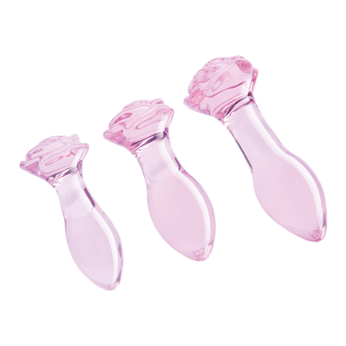 glaze-glass---rosebud-anal-training-set-3-pièces-Rose-2