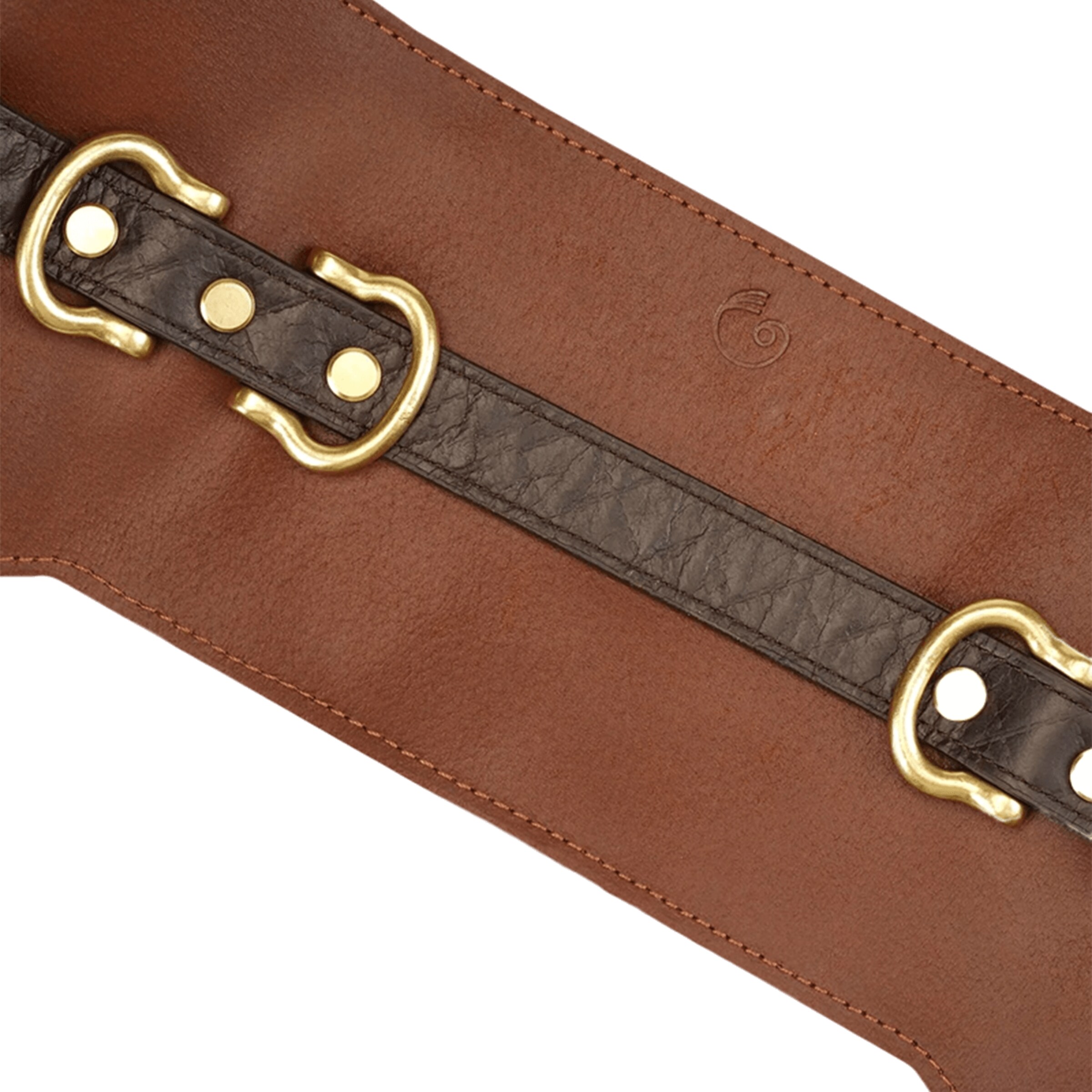 tailleband-van-rijleer-Bruin-Goud-Zwart-3