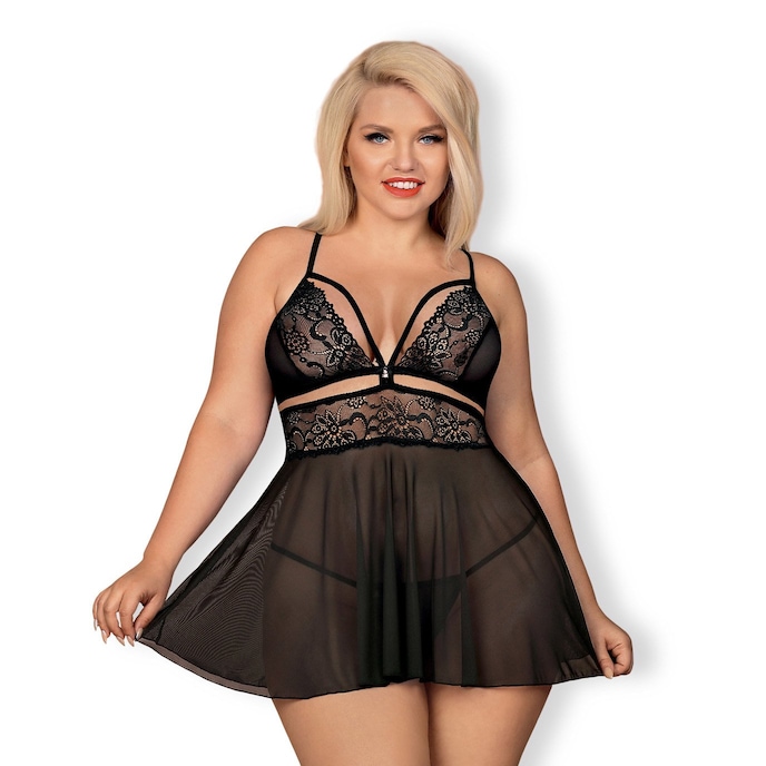 babydoll-&-thong---size-plus-2-pièces-Noir-1