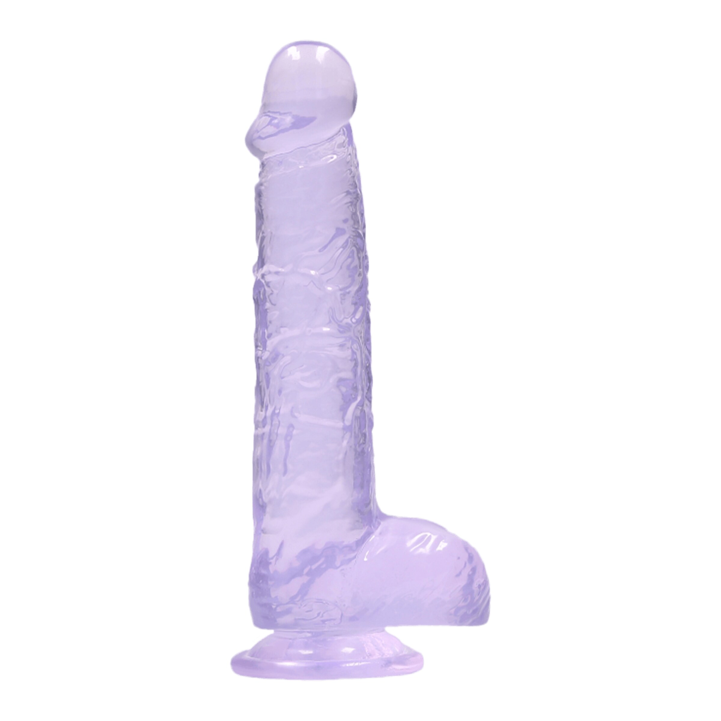 crystal-clear---dildo-with-balls-17-cm-Lila-2