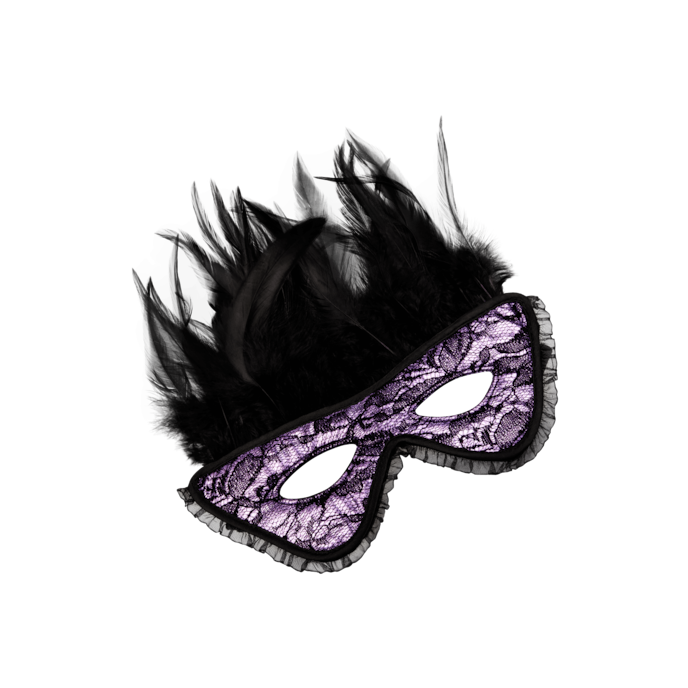 masque-séduisant-avec-plumes-Noir-Violet-1