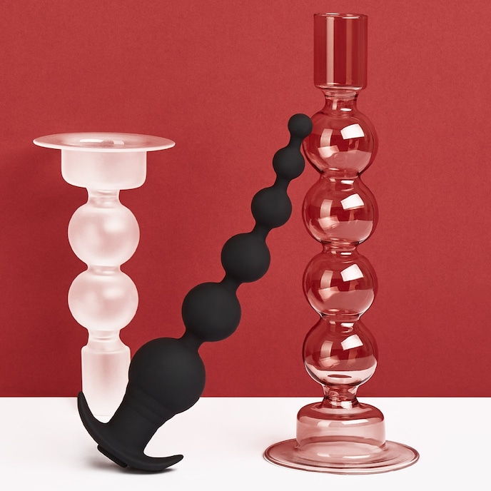 vibromasseur-anal-avec-structure-boule-20-5-cm-Noir-2