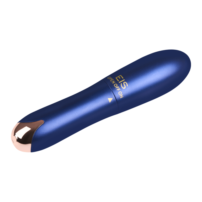 vibromasseur-aspect-métallique-15-cm-Bleu foncé-5