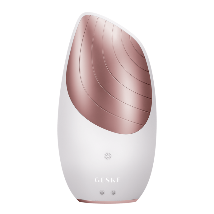 sonic-thermo-facial-brush-|-6-in-1-Rosegold-Weiß-1